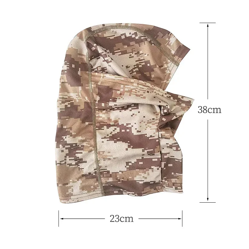 Tactical Multicam Bandana Neck Gaiter Camouflage Balaclava Full Face Dust Mask Wargame CP  Hat Hunting Cycling