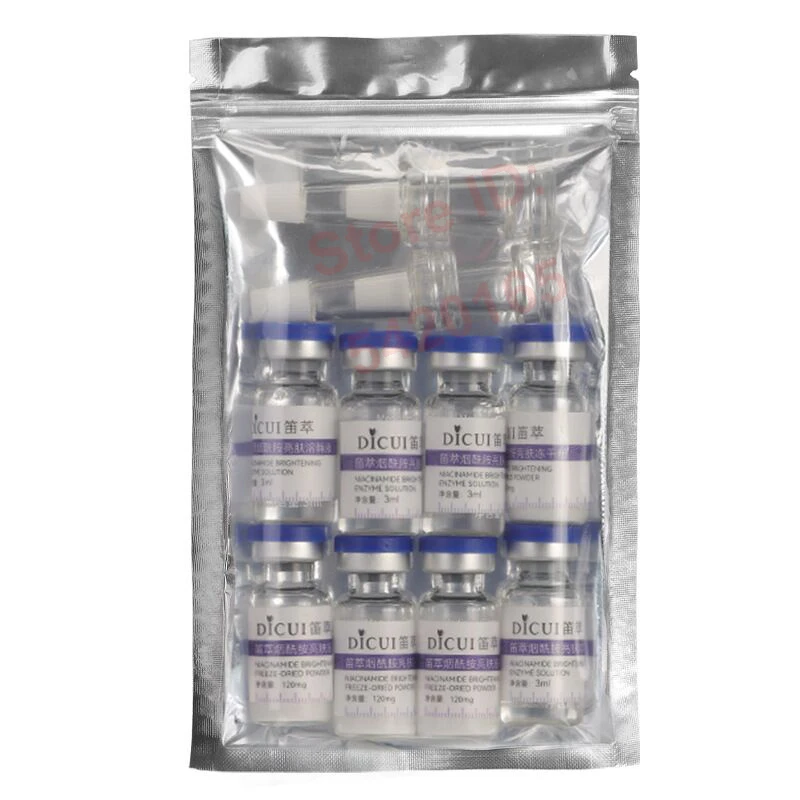 80000 units Nicotinamide Arbutin Brighten Skin Lyophilized Powder Brightens Repairs Dark Rough Skin Lighten Skin Care Serum - view 2