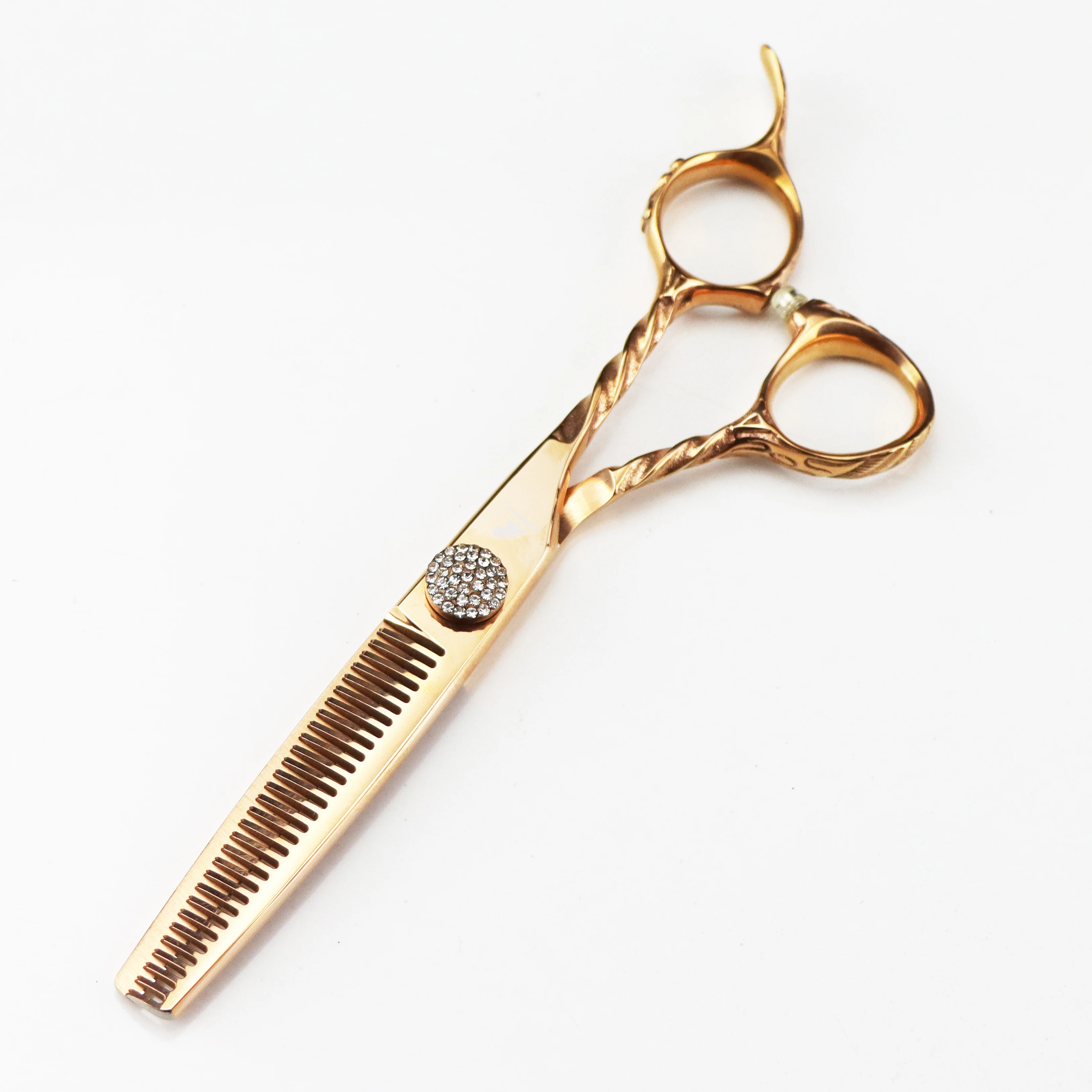 6.0 Inch Rose Gold Gypsophila Professional Barber Scissors Salon Haircut Thinning Hairdressing Hair Scissors
