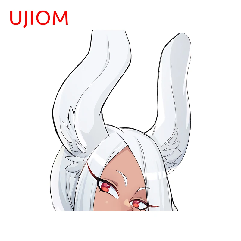 UJIOM Anime Ai Girl Mirko Wall Sticker Artistic Fashionable Attractive Chic Waterproof Decal Exquisite Wallpapers For Kids