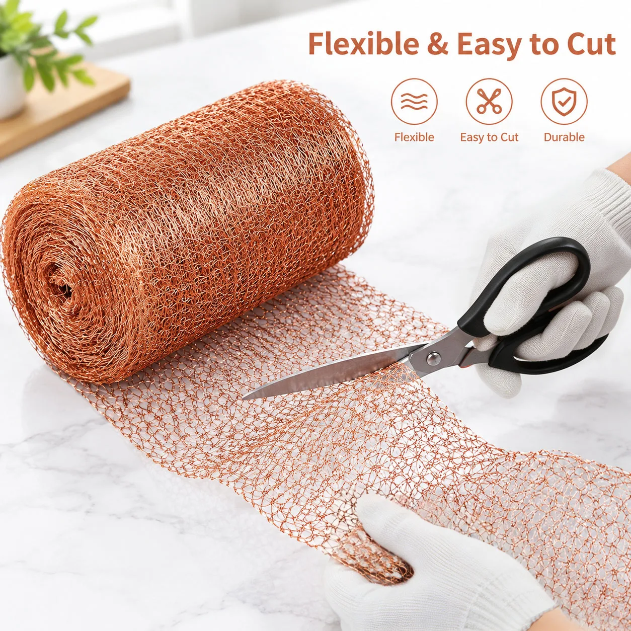 1-15 Meter Coppers Mesh Roll, Snail Rodent Barrier, Garden Decoration, Eaves Ventilation Protection, Signal Shielding Mesh