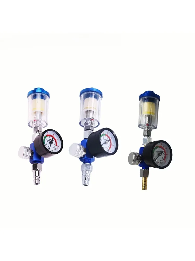 Manomètre de régulateur d'air avec adaptateur JP/EU/US pour pistolet de pulvérisation, outil pneumatique, séparateur d'huile et d'eau en ligne, filtre séparateur, pistolet de pulvérisation