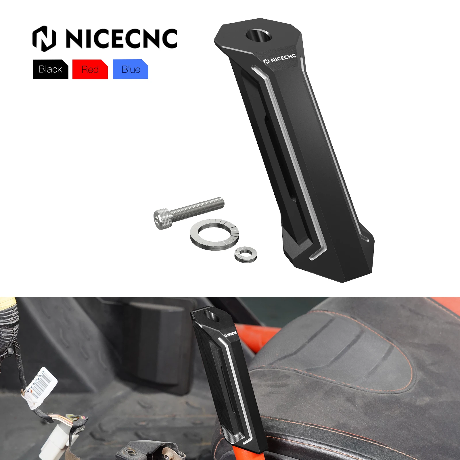 

For Can Am Maverick X3 2017-2022 UTV Passenger Grab Handle Aluminum Accessories X3 Max R 4x4 Turbo DPS 2017-2019