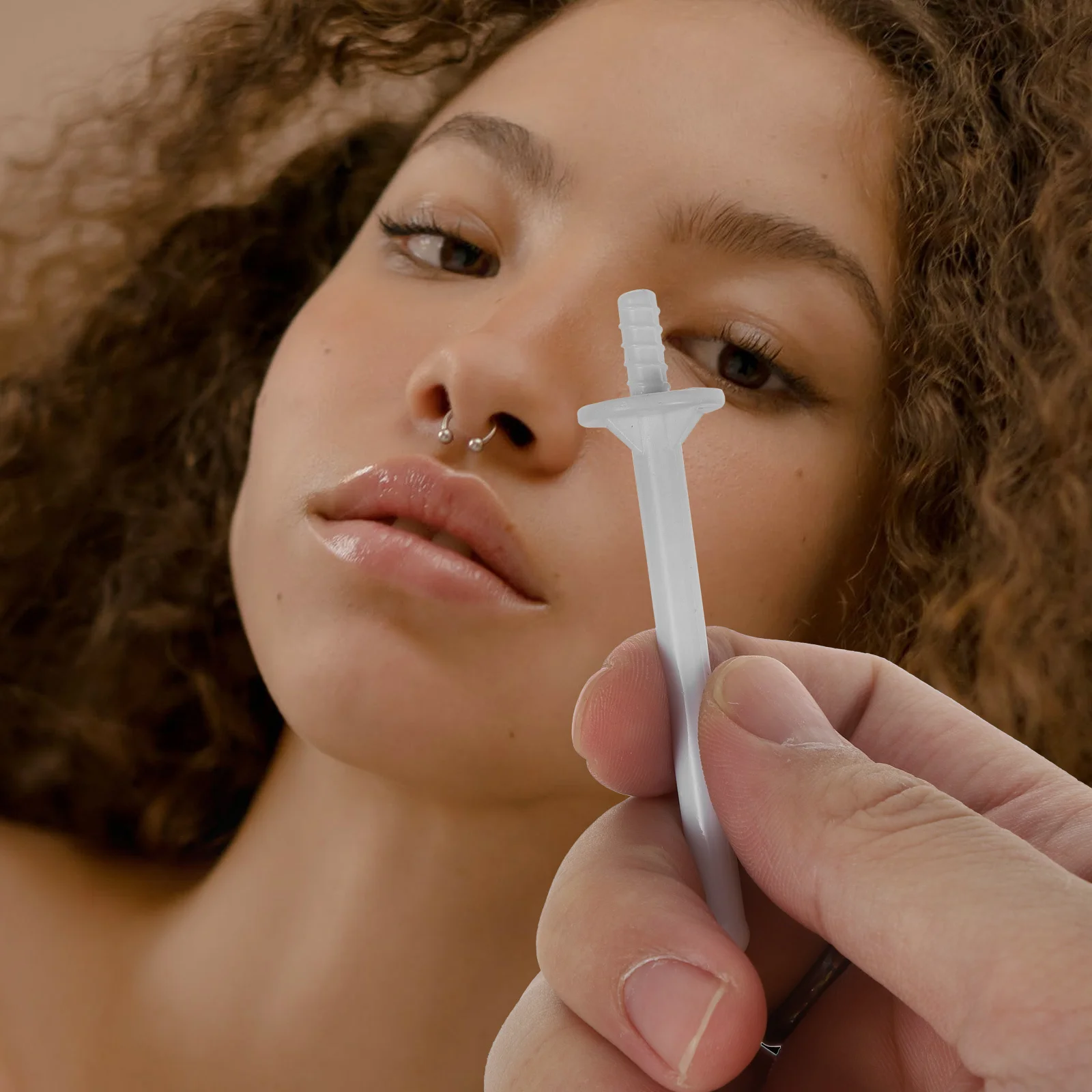 50 قطعة عصي شمع شعر الأنف سطح أملس المتاح تنظيف الأنف العصي أدوات فعالة إزالة الشعر عصي شمع الأنف