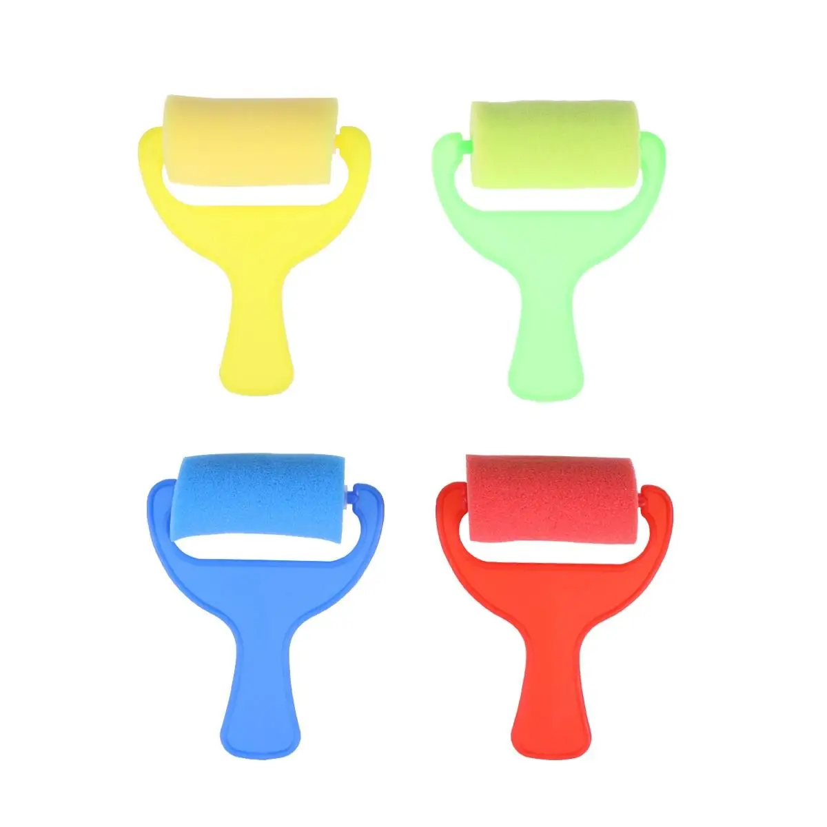 

Mini Sponge Paint Roller Set Premium Foam Durable Compact Tool Drawing Graffiti Kids Crafts Projects Painting Brush