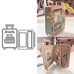 2024 AliliArts Metal Cutting Dies Trolley Suitcase diy Scrapbooking Photo Album Decorative Embossing PaperCard Die