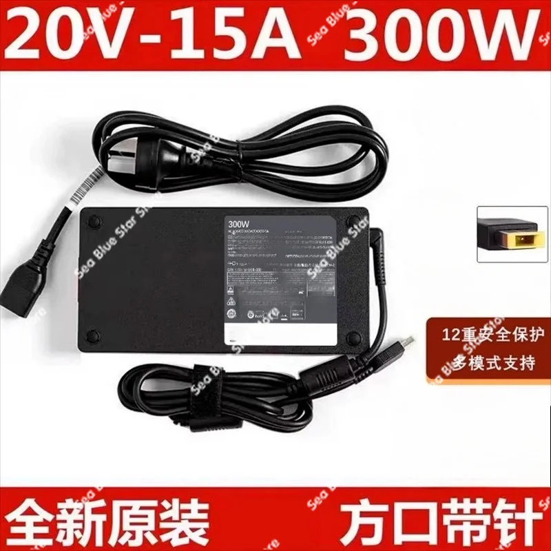 Laptop Adapter 300W Power Supply 20V15A Charger R9000P Y9000p Adapter