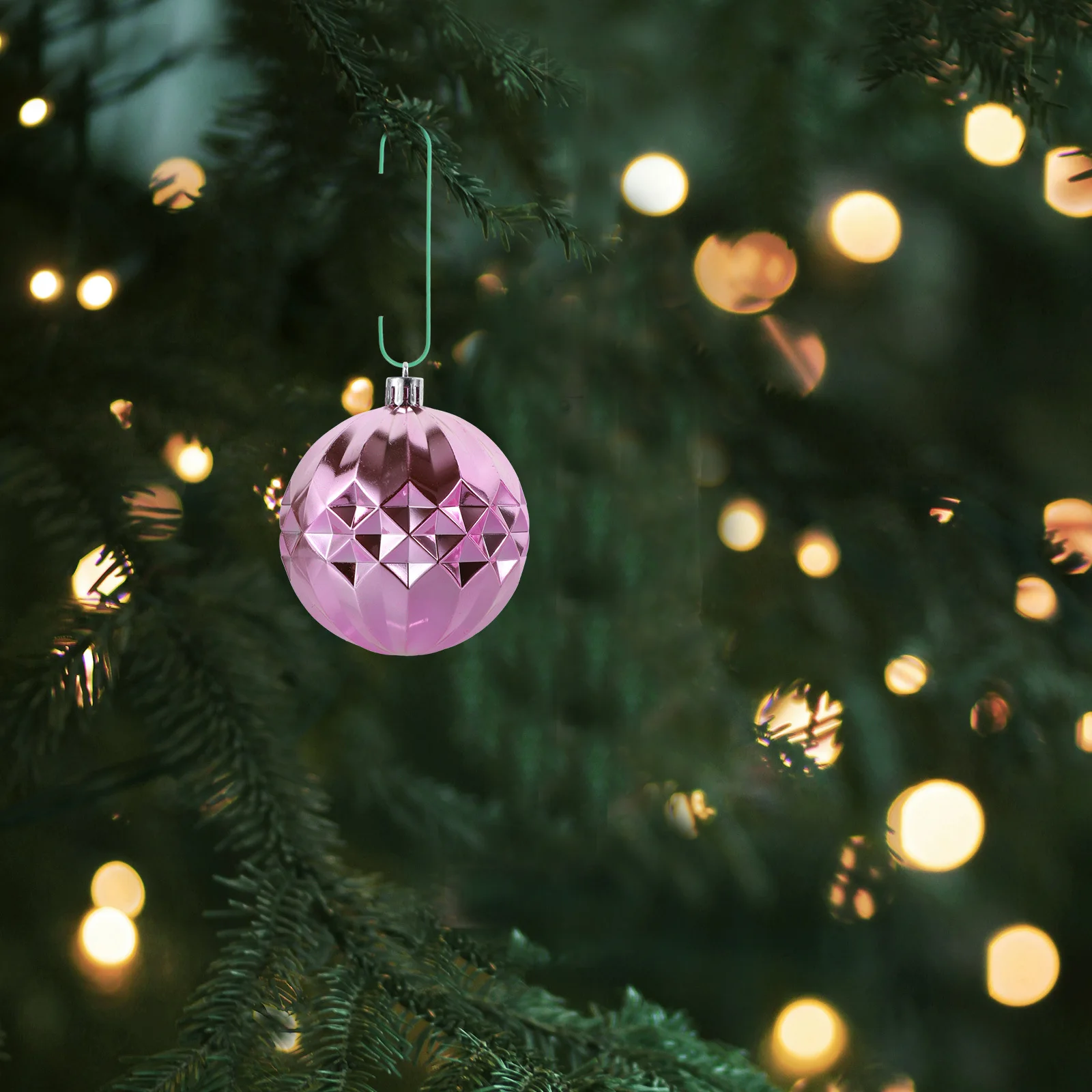 

100Pcs Hanging Hooks for Ornaments C Shaped Christmas Tree Hooks Reliable Decorative Hangers for Holiday Party Tree Decorations