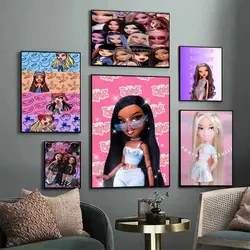 Bratz Doll Poster Sticky Posters Retro Kraft Paper Sticker DIY Room Bar Cafe Aesthetic Art Wall Painting