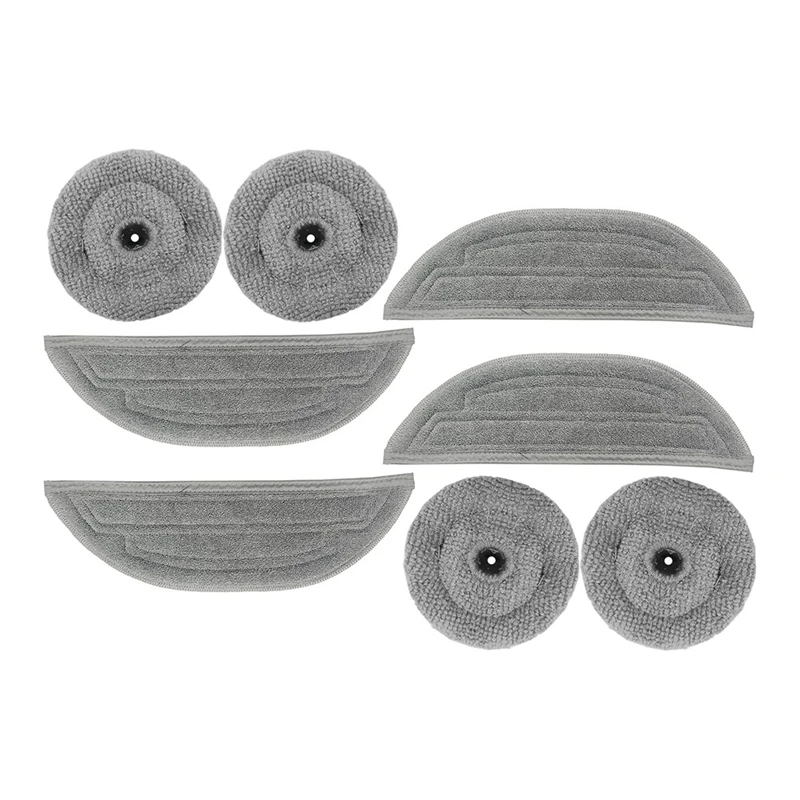 

Microfibre Wipes Set for Roborock S8 MaxV Ultra Vibra Rise 3.0 Mopping System - Quick & Reusable & Washable