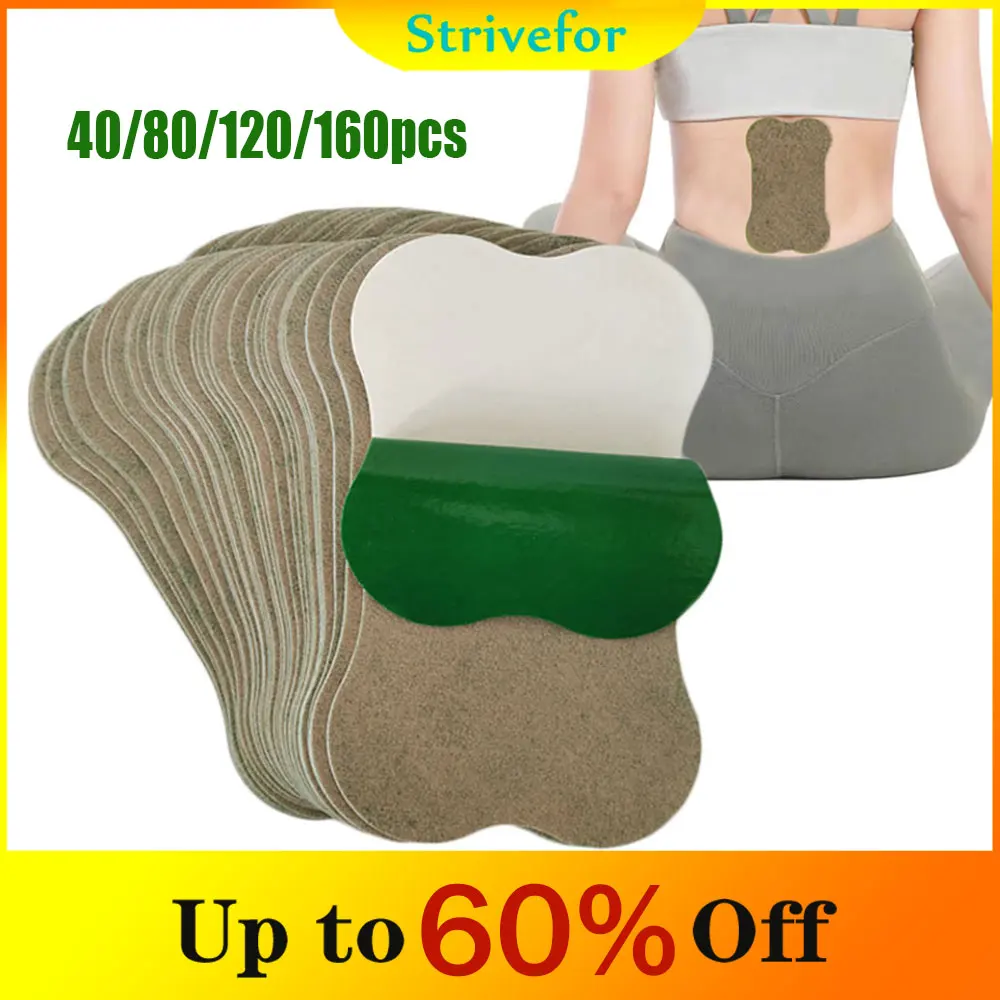 

40/80/120/160 шт. пластырь для поясничного отдела позвоночника, долговечные, теплые, успокаивающие, для тела, самонагревающиеся подушечки для людей среднего и пожилого возраста