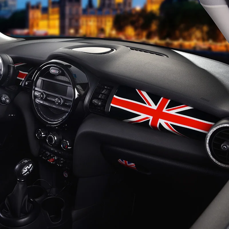 

2015-2021 year F55 F56 F57 Union Jack Car Central Control Instrument Panel Dashboard Cover Trim For MINI COOPER Accessories