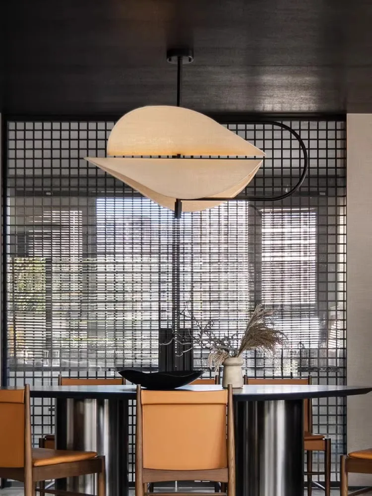 Lustre de estilo japonês de designer/restaurante/balcão de bar/lâmpada criativa de arte para sala de chá/lustre de hotel e casa de família