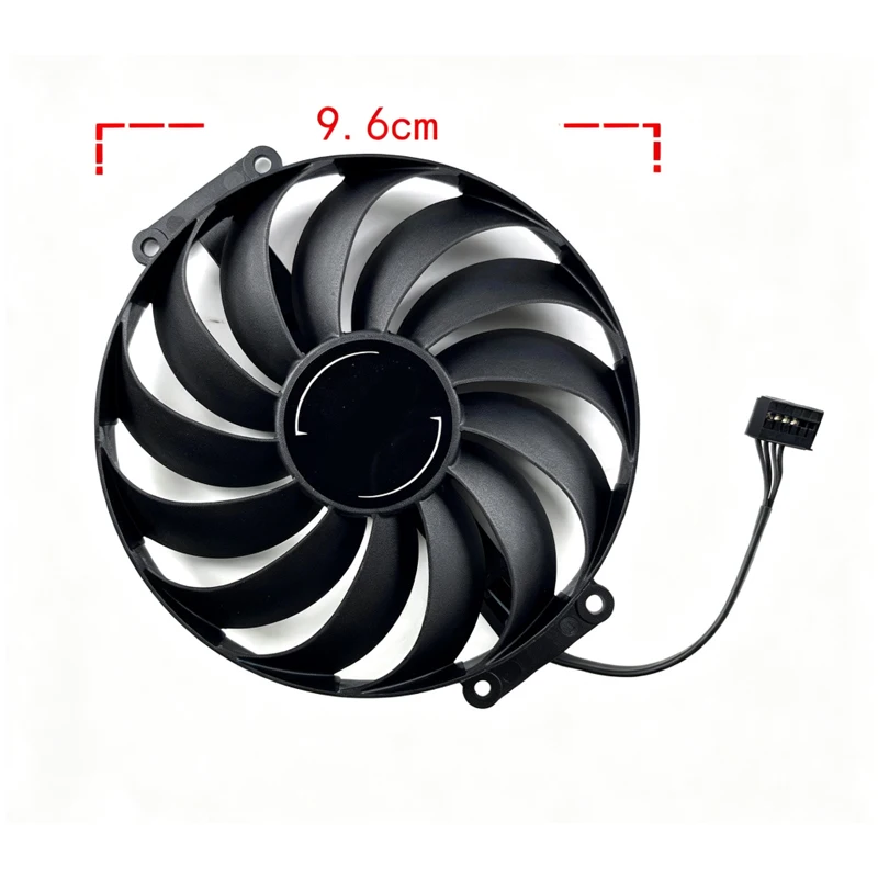 Compatible with ASUS RTX3050 RTX3060 PHOENIX Graphics Card Cooling Fan, Model CF1010U12D Replacement GPU Cooling Fan
