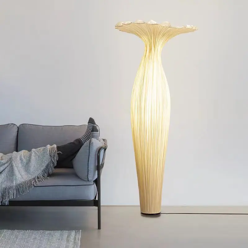 Japanese Vase Decorative Stand Light Hotel Living Room Villa Modern Fabric Designer Creative Nordic Floor Lamp