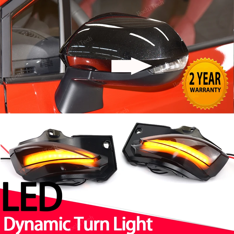 Dynamic Black LED Turn Signal Sequential Rearview Mirror Light For Toyota Corolla Sport E210 Sienta XP170 Yaris XP210 2019-2021