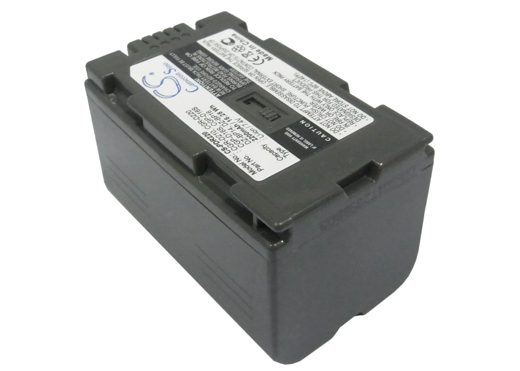 CS Camera Battery for HITACHI DZ-MV200A MV200E MV208E MV230A 230E 250 270A 270E Panasonic AG-DVC15 DVC60 Fits CGP-D16S D210 220