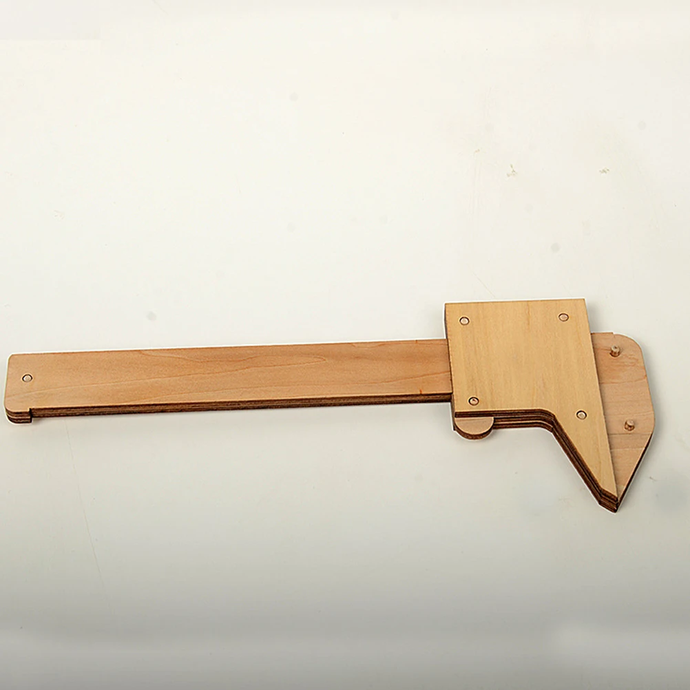 

Wood Caliper Measuring Tool Inch Millimeter Scale Durable Straight Ruler For Drawing Measuring Kids Learning Wooden
