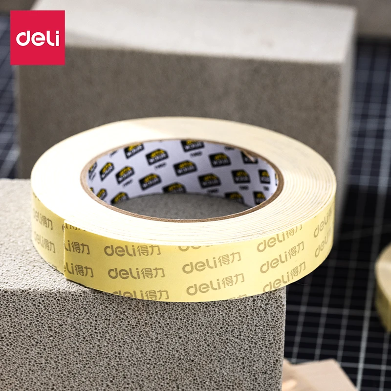 델리 양면 접착 테이프, 가정, 사무실 및 산업용으로 사용 가능한 손으로 찢을 수 있는 접착제 1롤