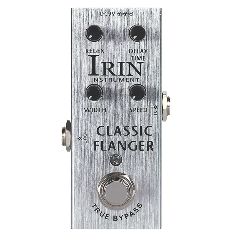 

A99I-IRIN Guitar Flanger Effector Chorus Professional Single Block Small Effector 9.2X4.6X4.3Cm