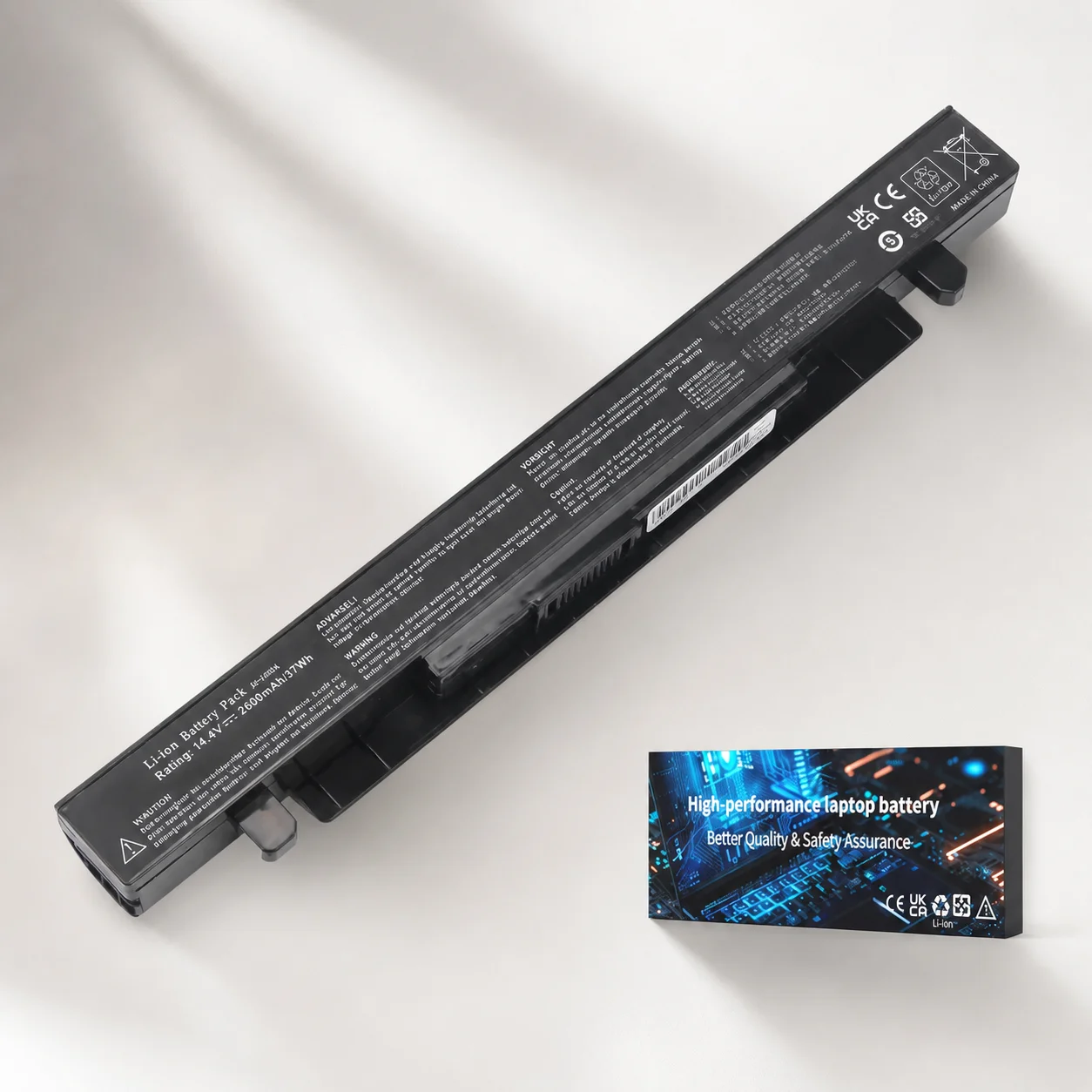 Replacement Laptop Battery A41-X550A 14V 37Wh for ASUS X550 X550C X550CA X550CC X550CL X550E X550L X552C R510 R5
