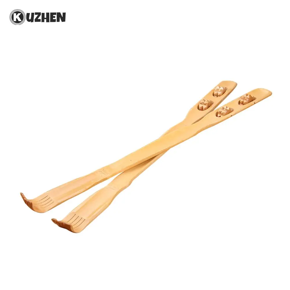 

Back Scratcher Wooden Body Stick Roller Backscratcher Bamboo Massager Rake 45cm Wooden Itch Massage Roller