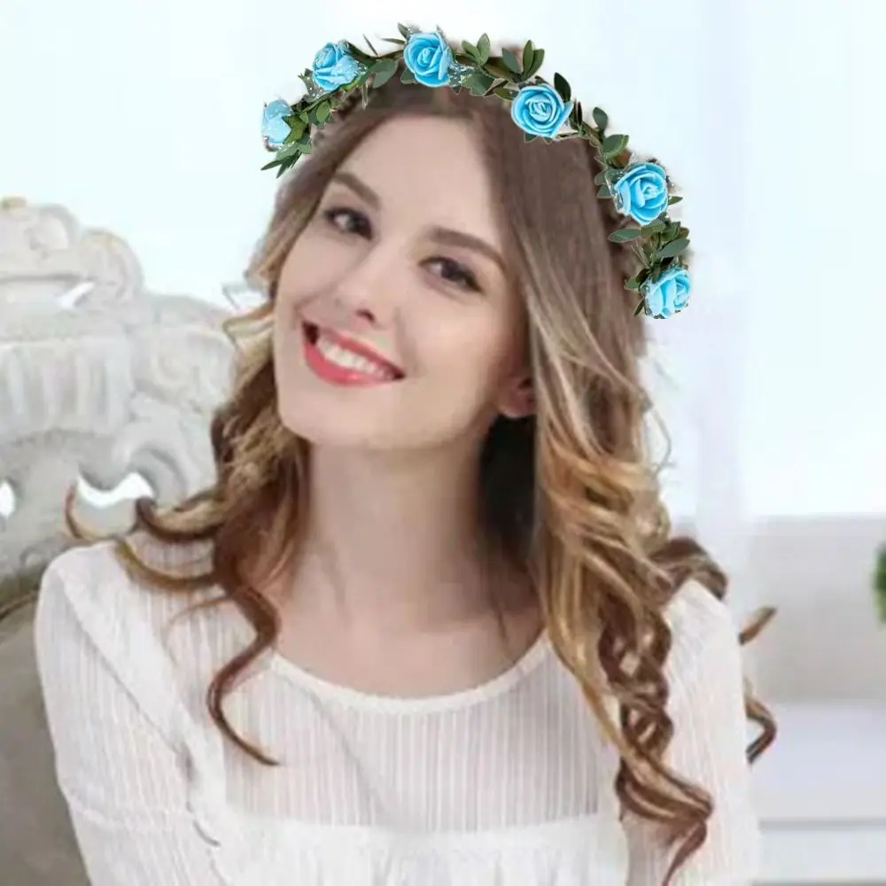 ที่คาดผมที่คาดผมที่เครื่องประดับผมประดับผมเจ้าสาวประดับศีรษะยางรัดผมน่ารักมงกุฎผู้หญิงหญิงสาวงานแต่งงาน