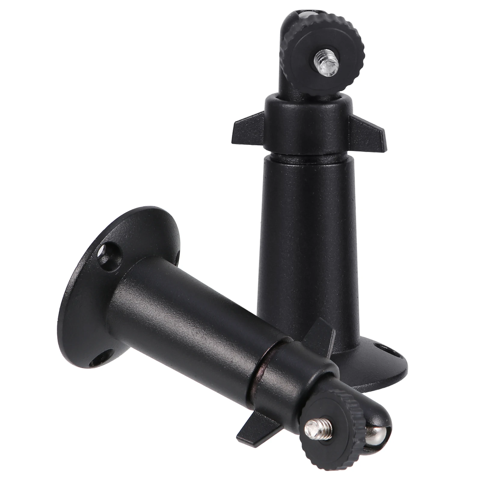 

2 pcs Security Wall Mount For Sensor Adjustable Camera Bracket 360° Swivel 90° Tilt Aluminum Alloy Mounts For Surveillance