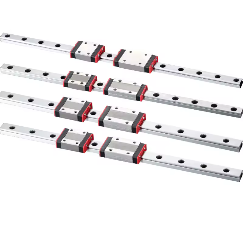 Guia linear mgn7 mgn12 mgn15 mgn9 bloco 30mm a 1000mm transporte ferroviário cnc peça de impressora 3d rolamentos em miniatura trilho guia linear