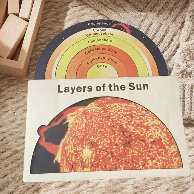 

Sun Puzzle Sun Hierarchical Structure Puzzle Educational Science Toy Enhances Cognitive Development And Fine Motor Skills For