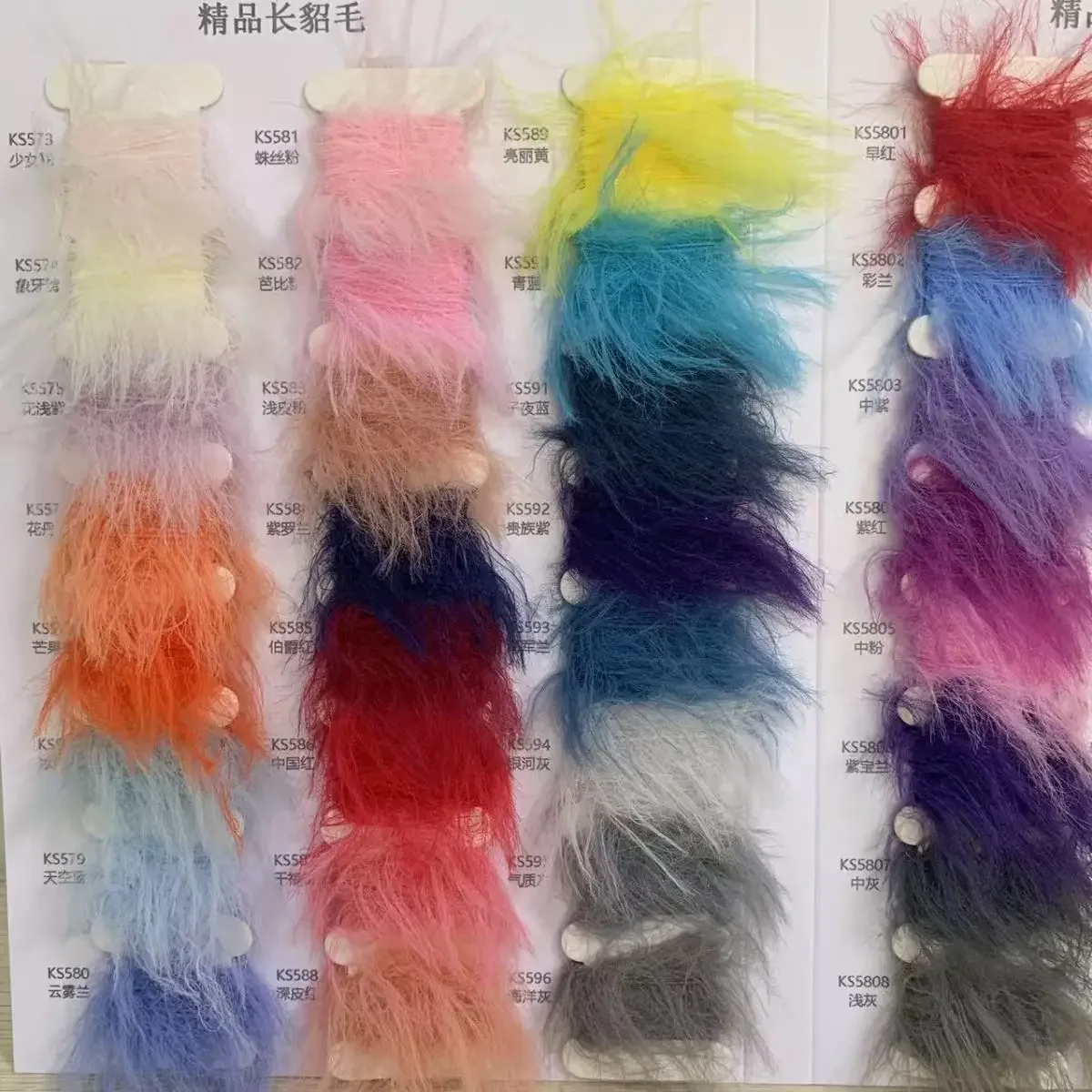 250g Long Fur Imitation Mink Yarn Thread Super Soft Skin Friendly Does Not Shed Hair Hand Wove Scarf Warm Sweater Woven Yarn