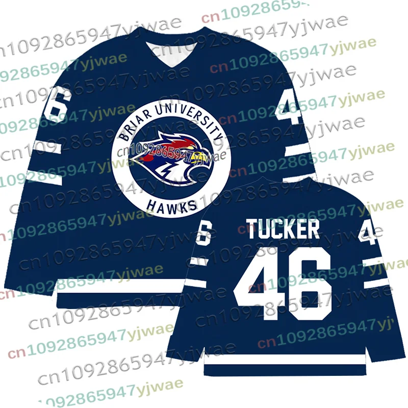 Cosplay Off Campus Briar University Hockey-Trikot Graham 44 22 DI LAURENTIS 66 Tucker46 Langarm-T-Shirt 3D-Druck Herren-Trikot – Detail 14