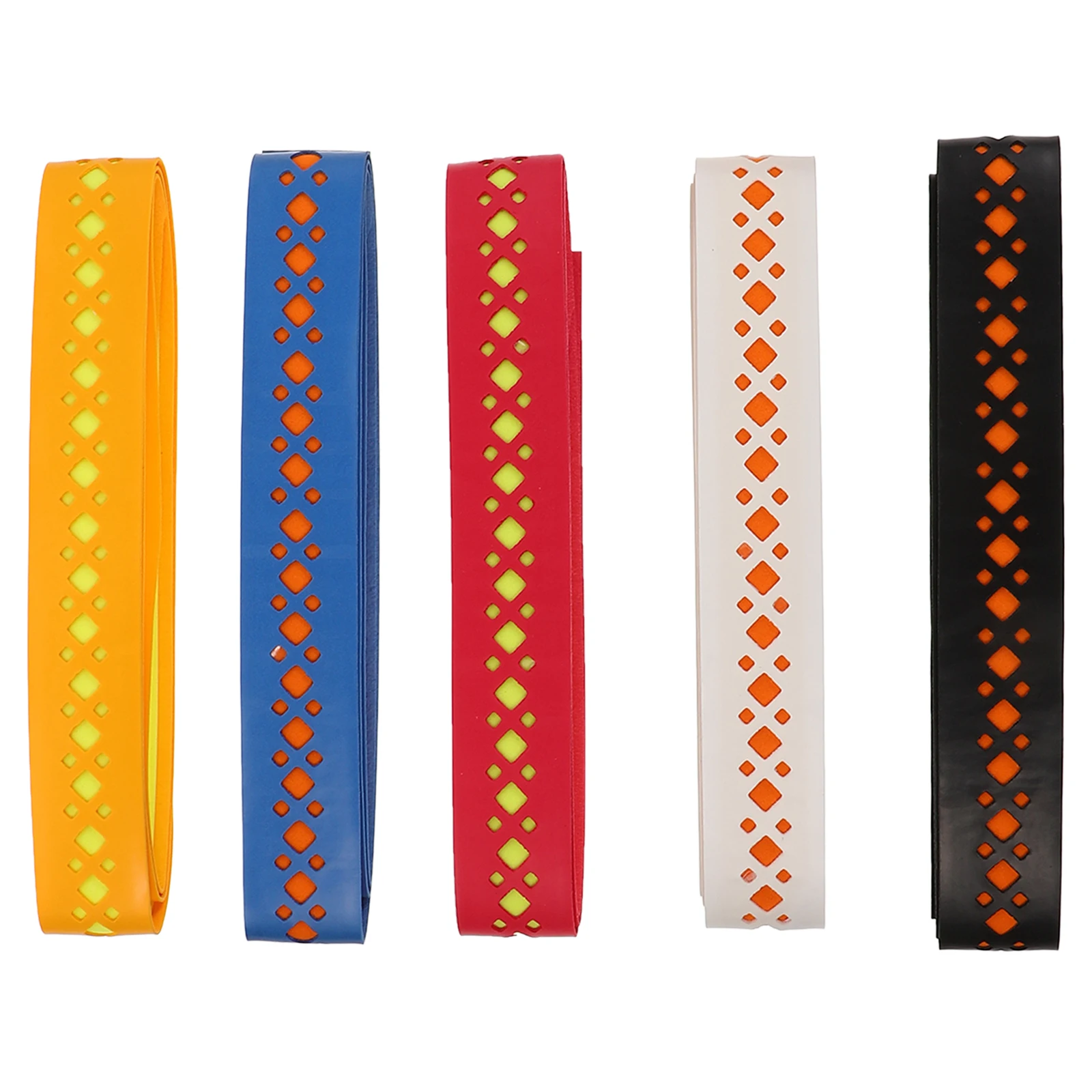 

5PCS Badminton Racket Grips Tennis Accessories Fishing Rod H Tape PU Material Breathable Sweat Absorbent Anti Slip