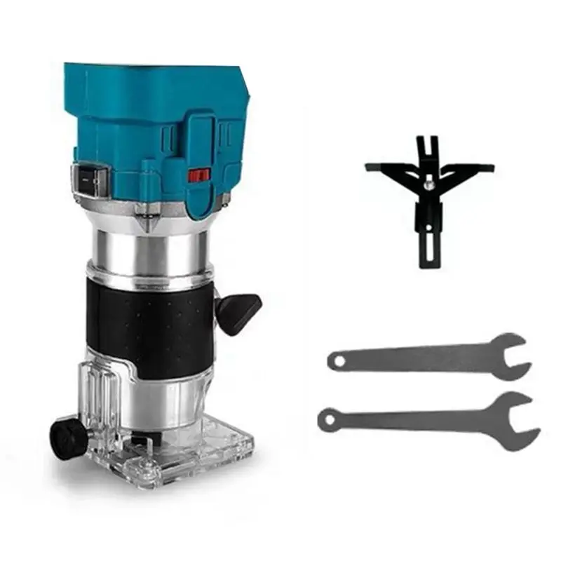 AWAH 18V Cordless Electric Trimmer Wood Hand Trimmer Engraving Slotting Trimming Carving Machine Router Wood For 18V Battery