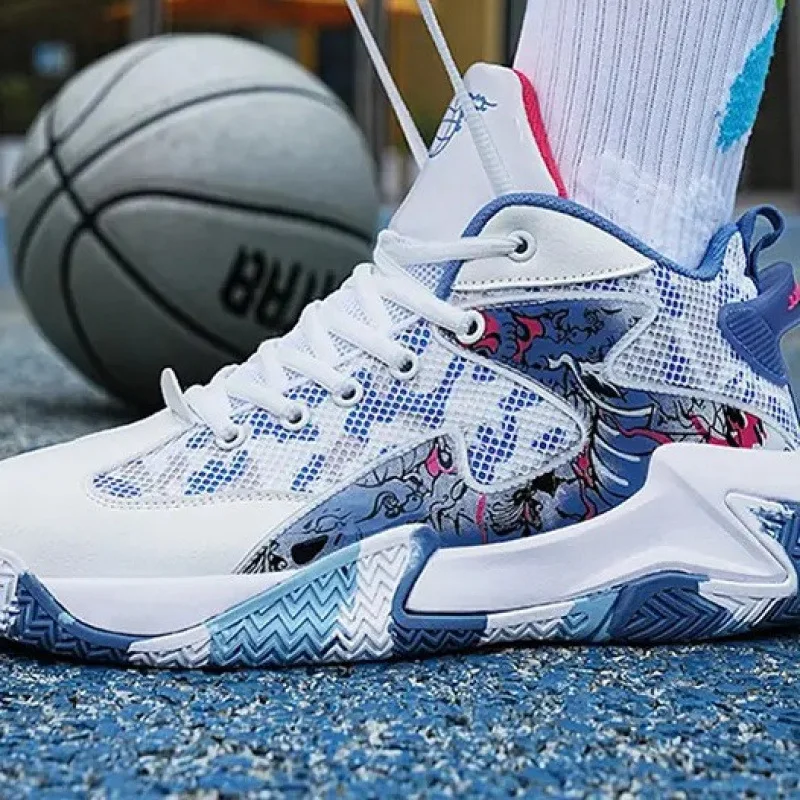 Chaussures de basket-ball pour hommes, baskets de printemps et d'été pour adolescents, confortables et respirantes, de course, nouvelle collection