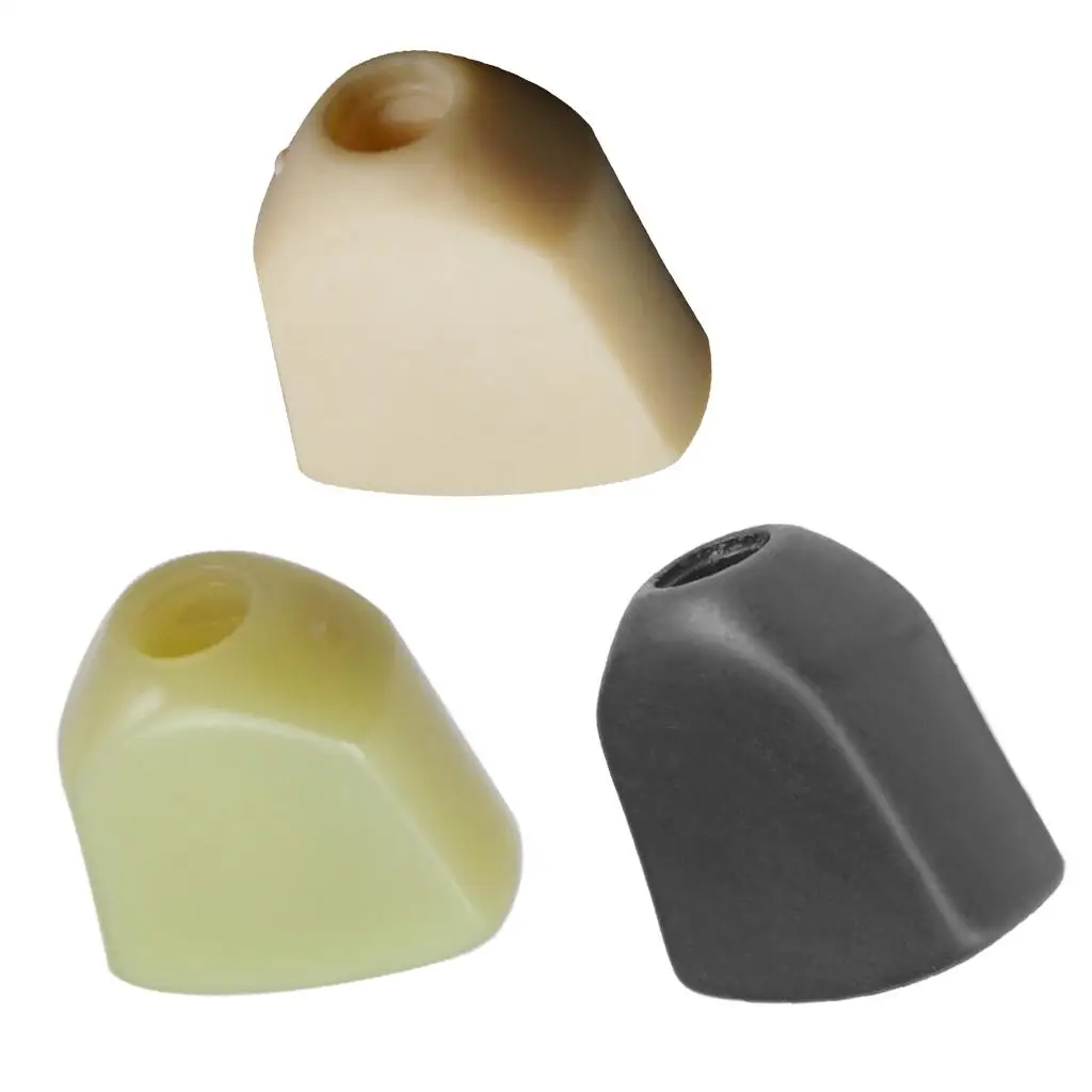 Tuning Peg Tuner Button Handle Tip Plastic Replacement for Acoustic Electric Guitar Headstock Parts Maintenance Kit