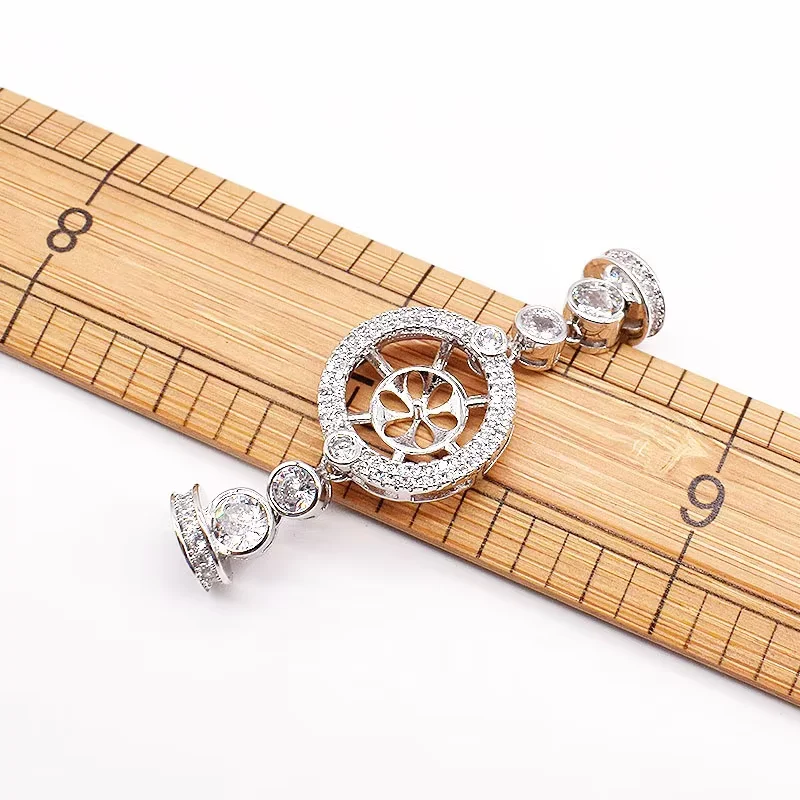 50x17mm Women's High Qualit CZ-inlaid Pearl Bracelet Buckle, necklace buckle, sweater chain connection buckle