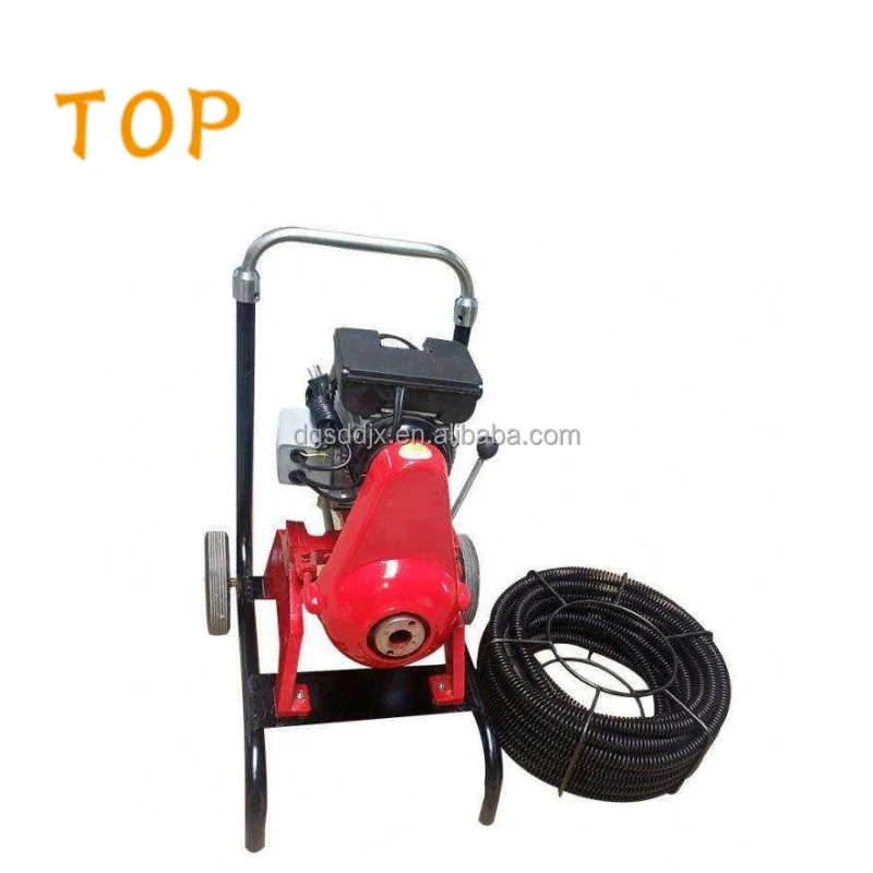 Sewer Dredger Toilet Floor Dredge the Outdoor Main Pipe Big Motor Power Electric Pipe Dredging Machine