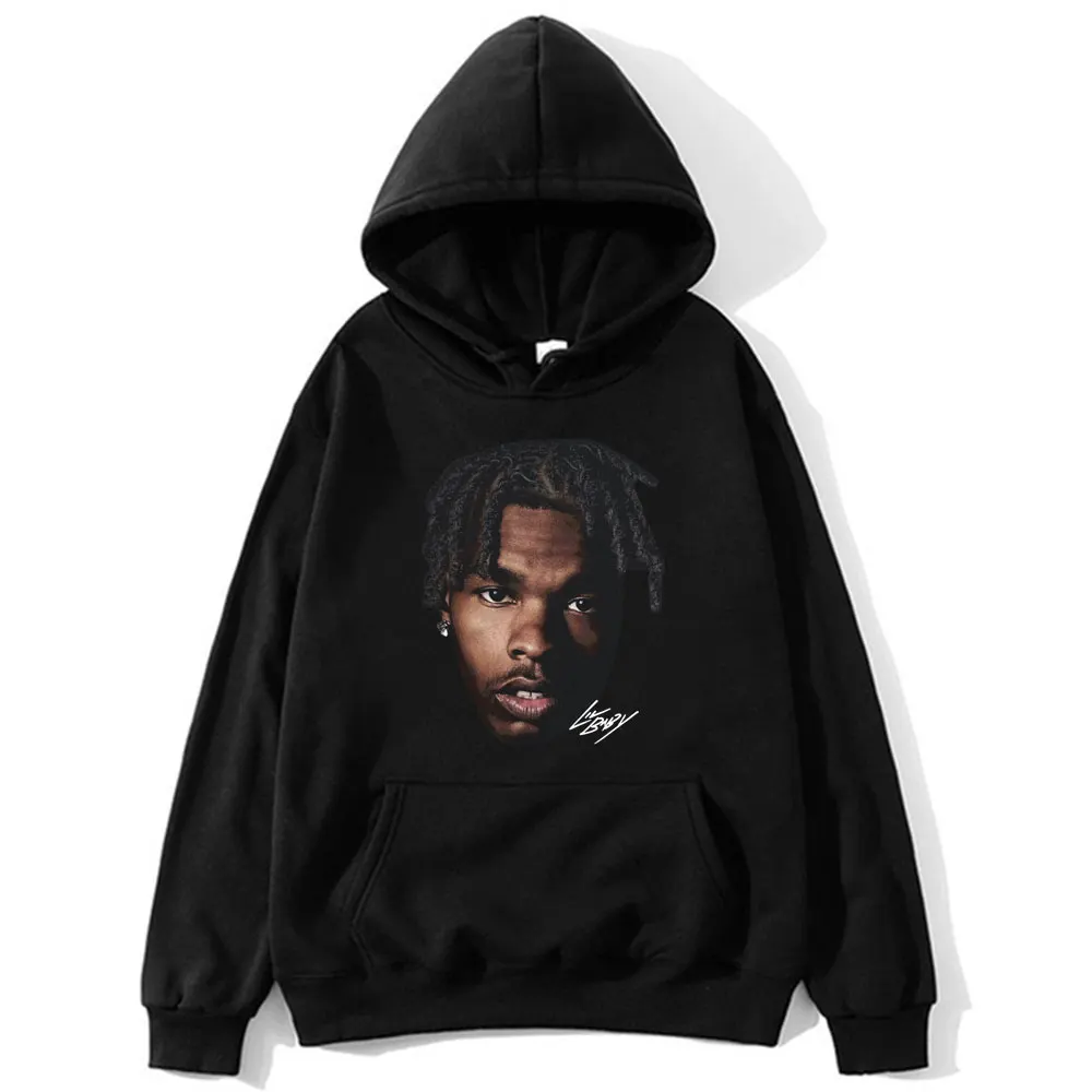 Rapper Lil Baby Hip Hop Hoodie Gothic Vintage Sweatshirt Streetwear Men Women Fashion Harajuku Oversized Fleece Casual Hoodies