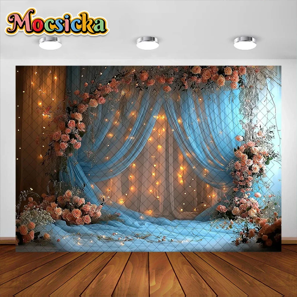Mocsicka Photography Background Window Screen Room Decora Wedding Newborn Kid Pregnant Woman Portrait Photo Backdrop Studio Prop