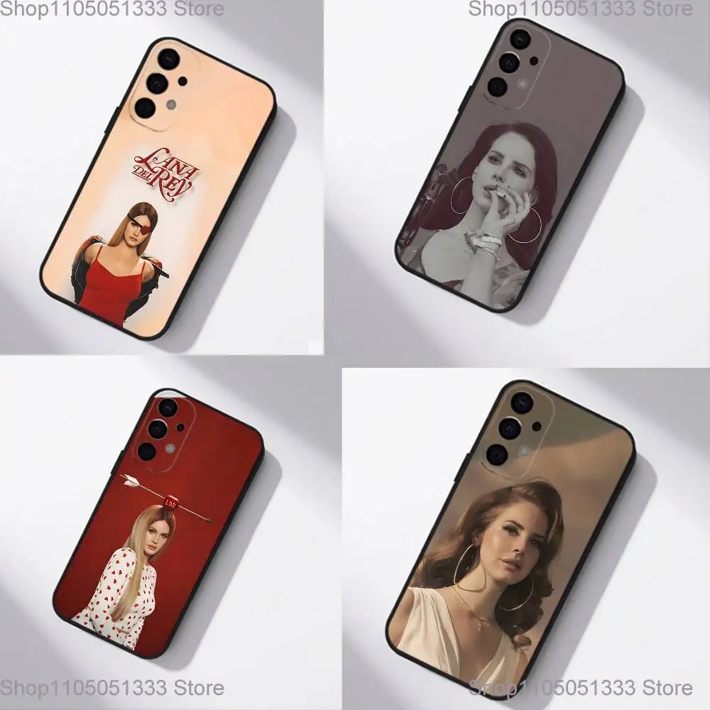 

Singer L-Lana-S Del R-Rey Phone Case For Samsung S25,S24,S21,S22,S23,S30,Ultra,S20,Plus,Fe,Lite,5G Black Cover