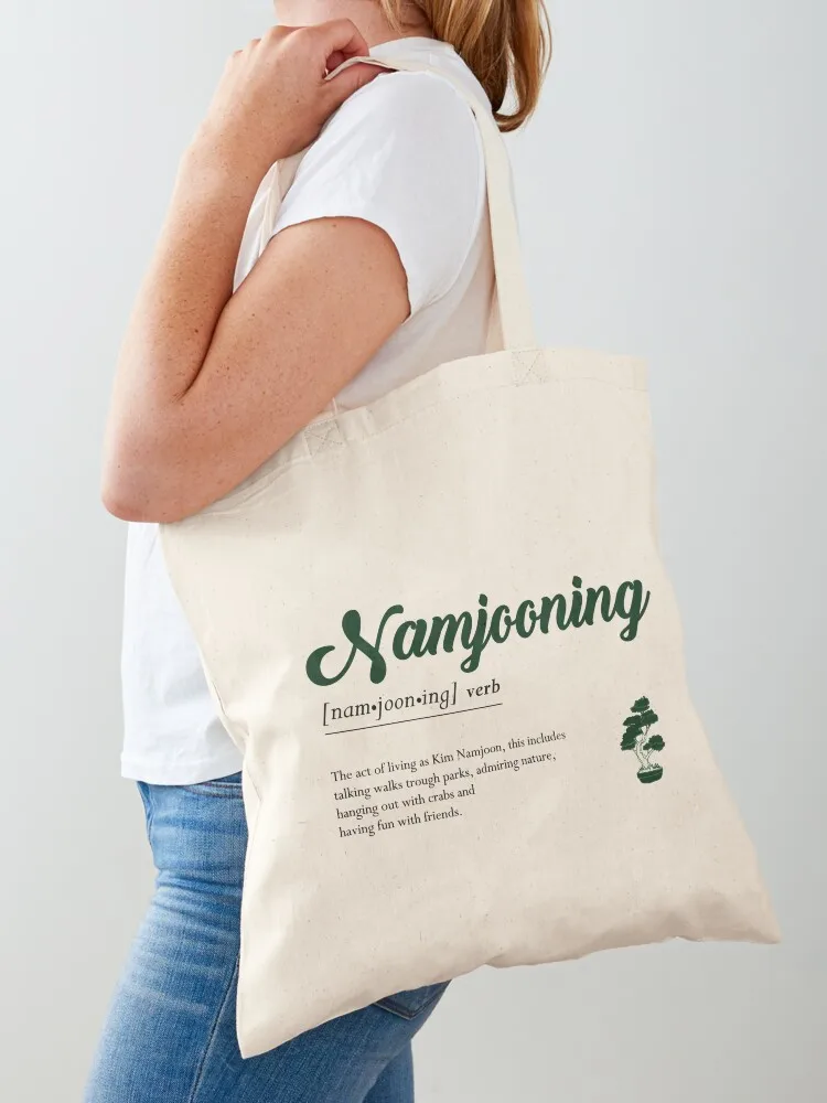 Namjooning Verb Tote Bag Women's handbag bags for women woman shopping bag canvas tote bags