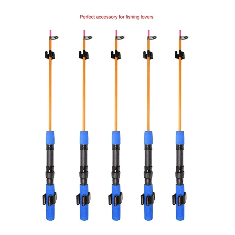 10 pcs Fishing Rod Holder Clip Replacement Fishing Poles Rod Holder Clips Billiards Pool Cue Clips Clamps Holder Durable