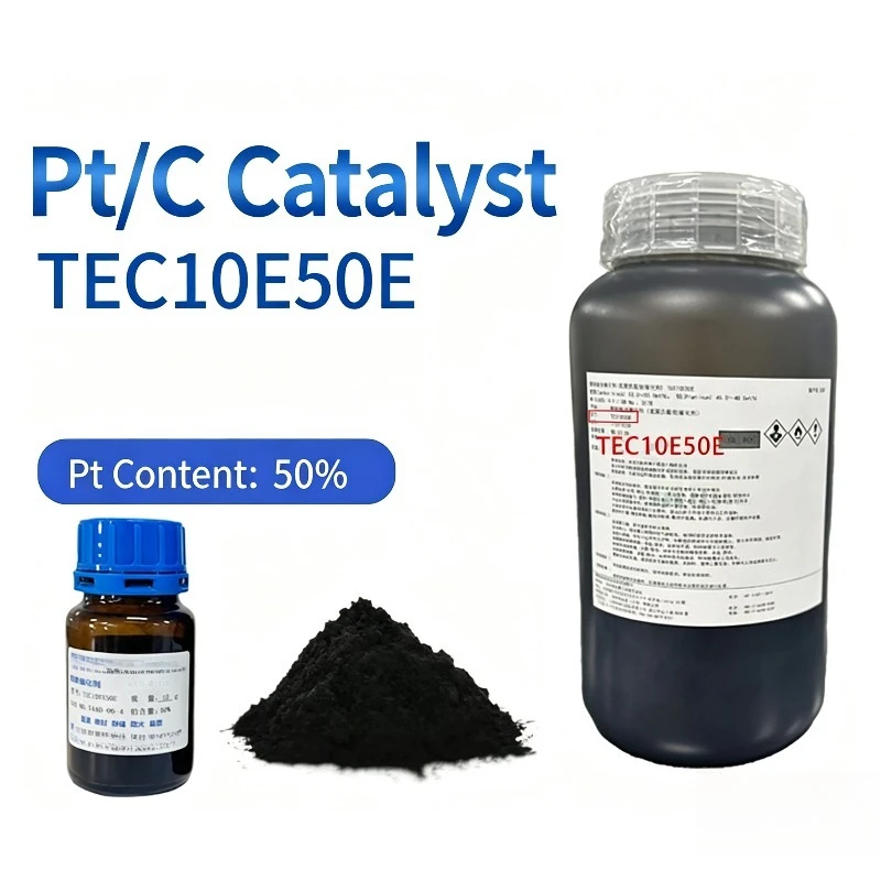 TEC10E50E 50 weight percent Platinum Carbon Pt/C Catalyst High Activity Electrode Catalyst For PEM Fuel Cell