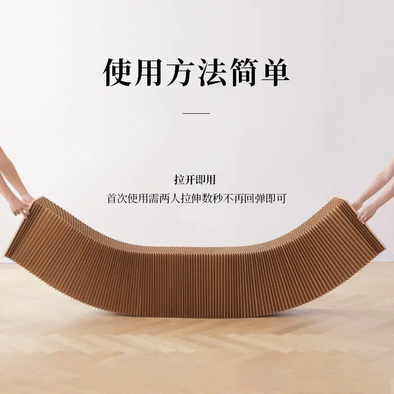 Cross-border Minimum Approval Of One Telescopic Folding Bench Kraft Paper With Cushion Multi-person Long Strip Folding Stool Fac