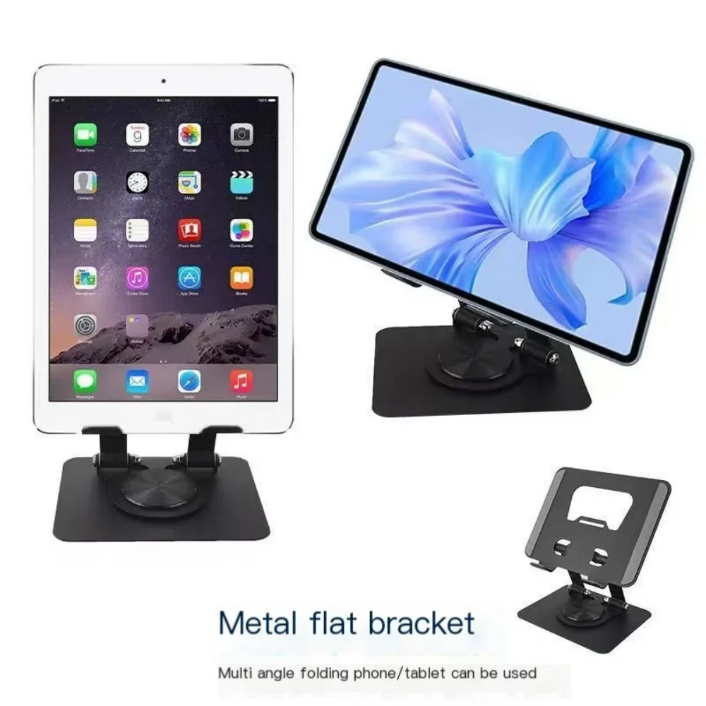 

Portable Universal Mobile Phone Stand With 180° Rotating Base Adjustable Height Multi-Angle Foldable For iPhone 15 Xiaomi Tablet