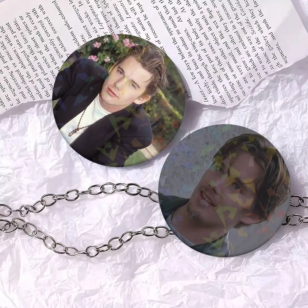 Actor E-Ethan H-Hawke American Flag Badges Soft Button Pin Bright Printed Icon Gift Friends Badge Collar Brooch Lapel Pin Metal