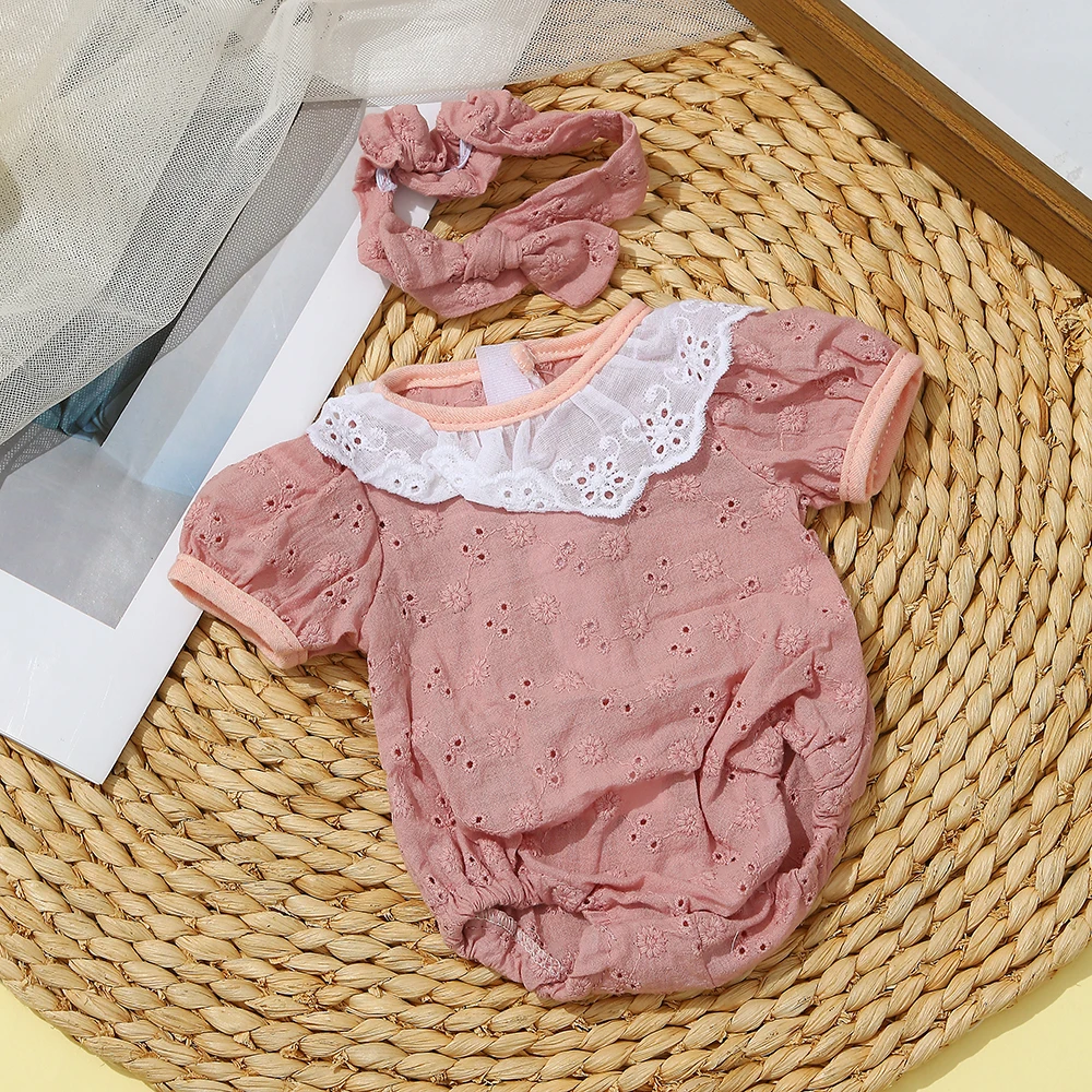 Puppenkleidung für 16 Zoll Reborn-Babypuppe, Niedlicher Babypuppen-Pullover, Jumpsuit, Kleidungszubehör für 40 cm Babypuppe, Geschenke für Mädchen – Detail 9