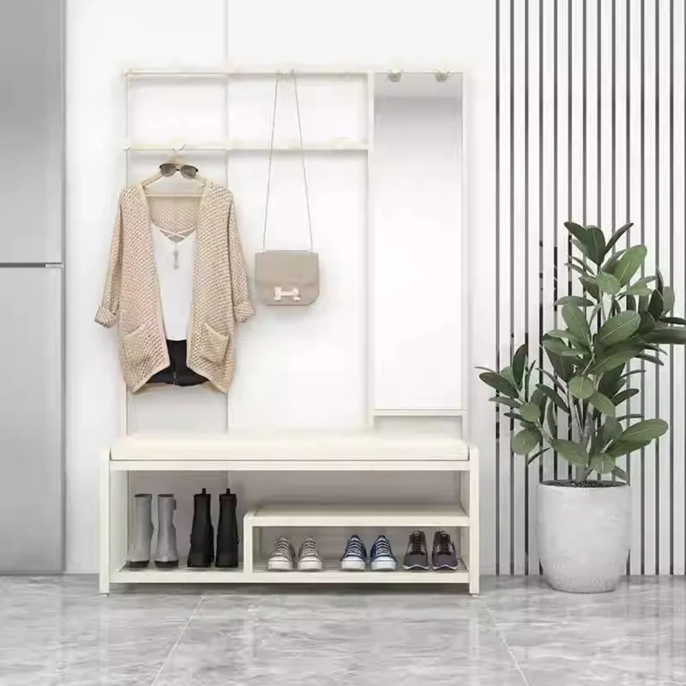 # Minimalist Portable Clothes Rack Unique Balcony Design Luxury Maison Accessories Space Saving Stylish Home Organizer Furniture