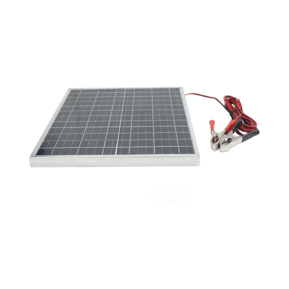 20W Solar Panel for 12V Batteries with Monocrystalline Silicon Cells Aluminum Frame and Optimized Power Conversion Rate